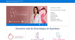 Desktop Screenshot of ginecologosenqueretaro.com