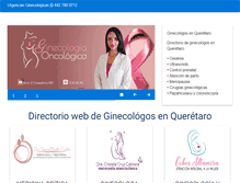 Tablet Screenshot of ginecologosenqueretaro.com